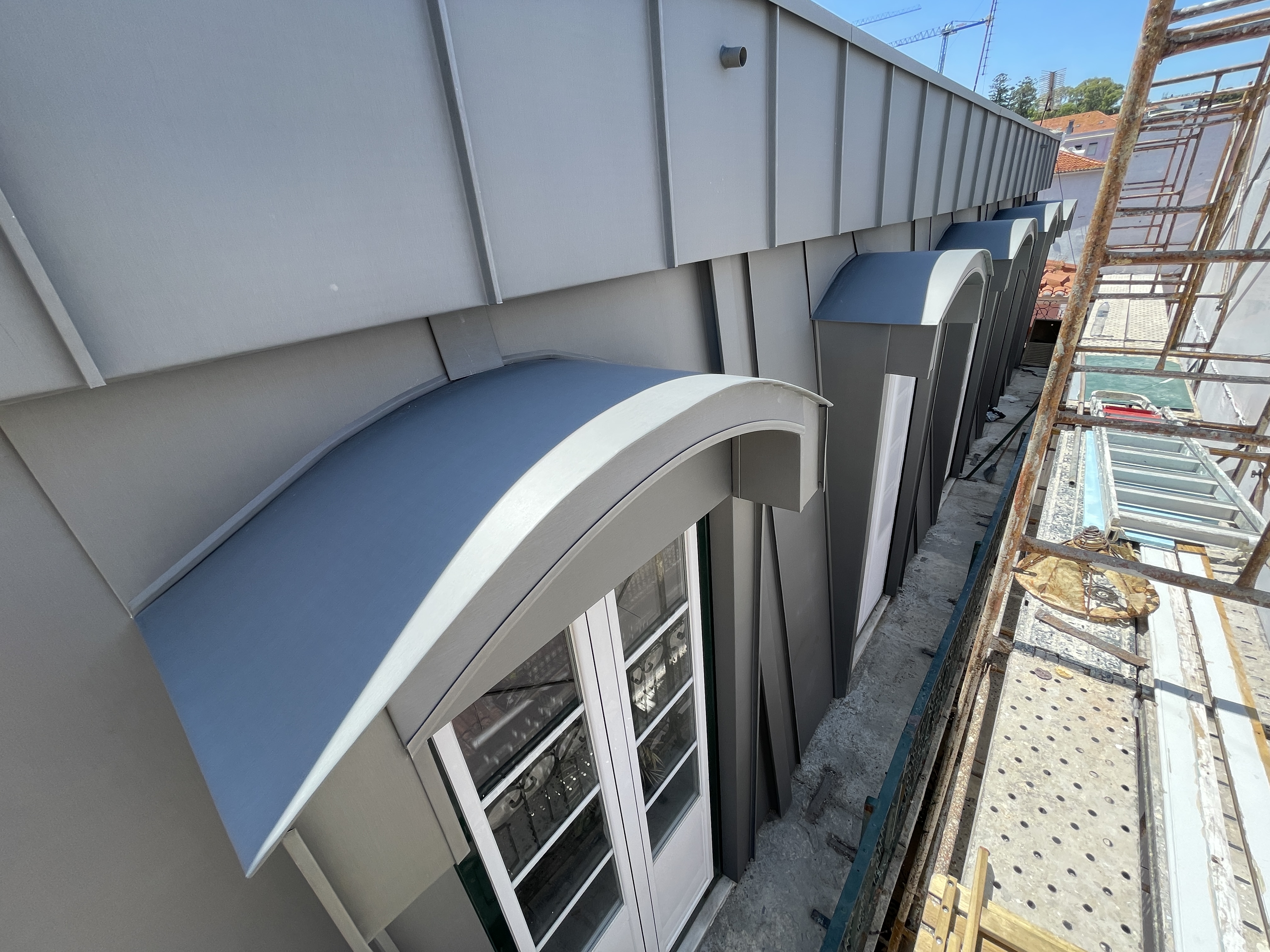 Cobertura em cobre para edificio historico